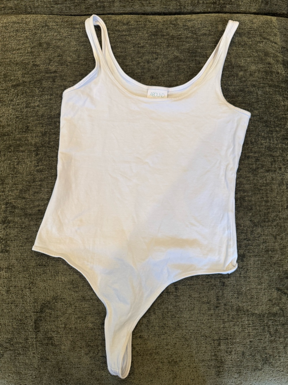 Abound White Scoop Neck Bodysuit